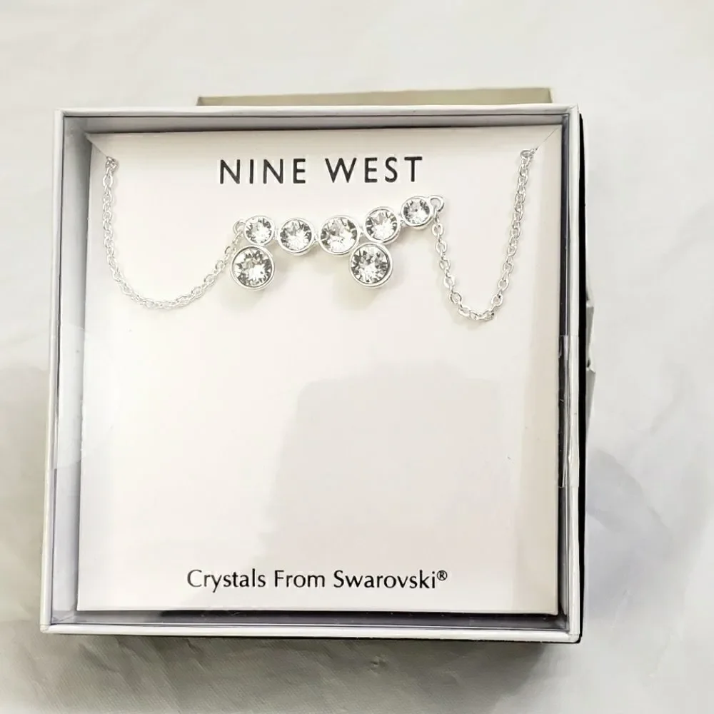 Nine West Pendant and Earrings Set